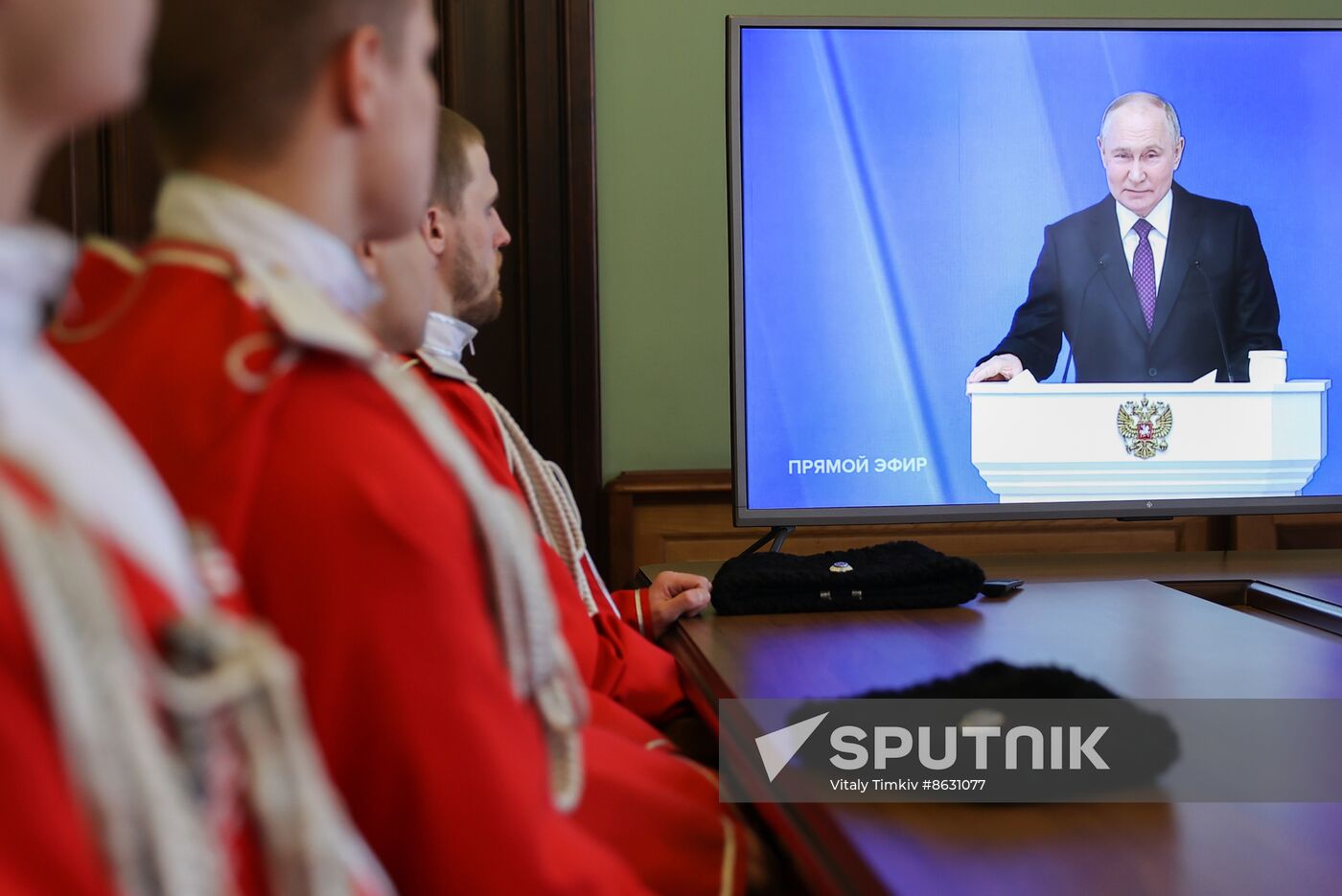 Russia Putin Federal Assembly Address Broadcast