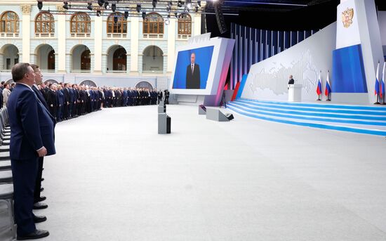 Russia Putin Federal Assembly Address