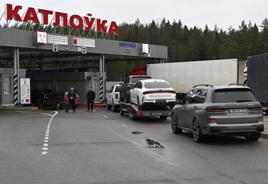 Belarus Lithuania Border Checkpoint