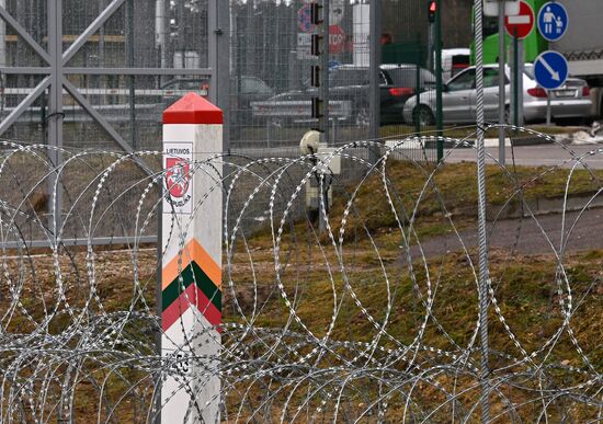 Belarus Lithuania Border Checkpoint