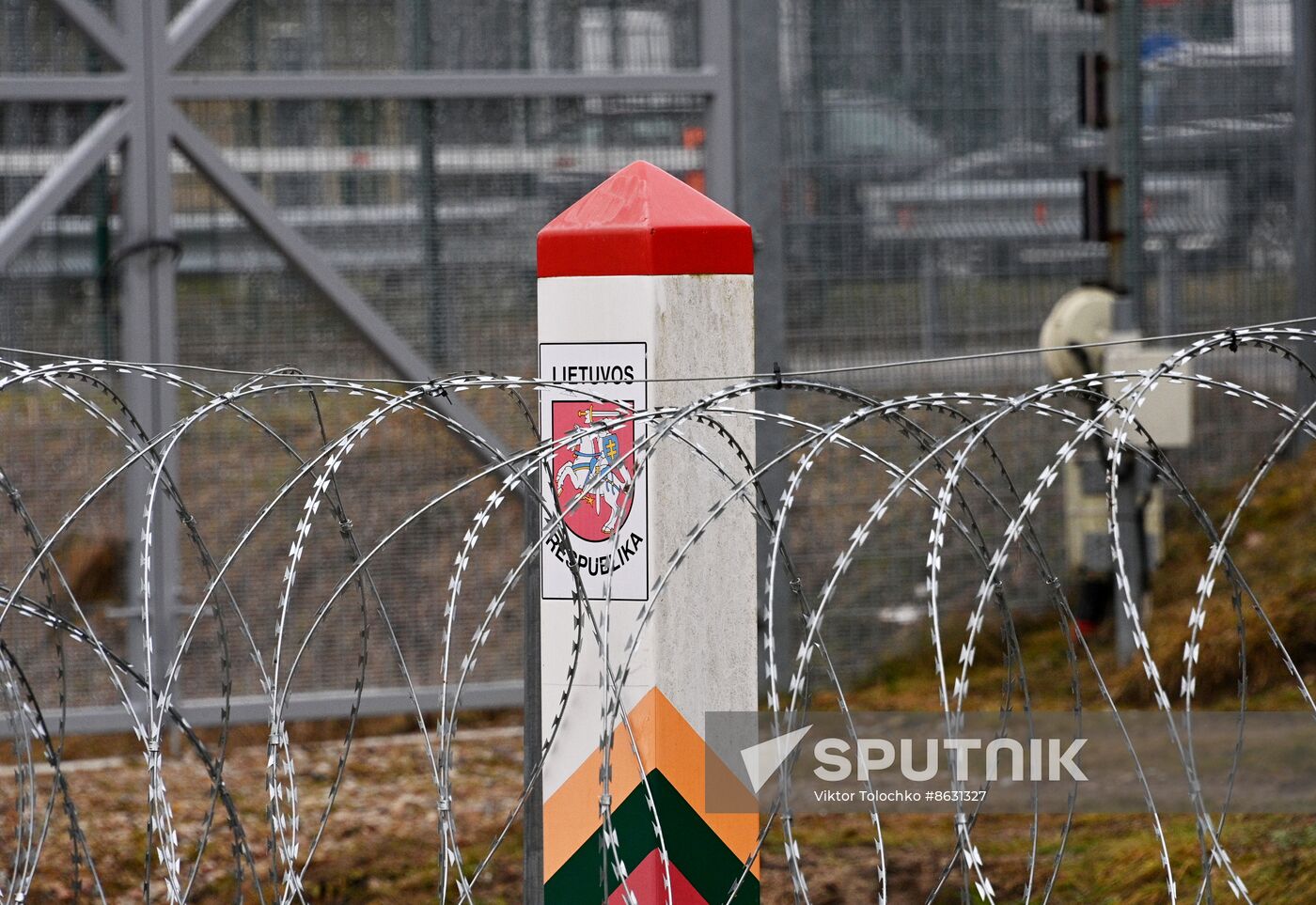 Belarus Lithuania Border Checkpoint