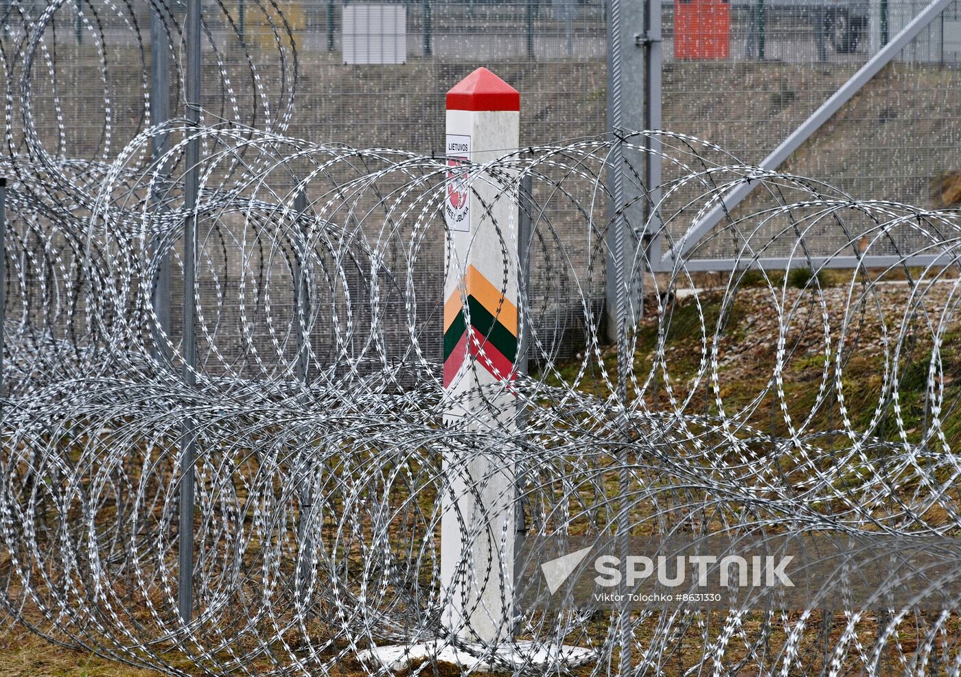 Belarus Lithuania Border Checkpoint