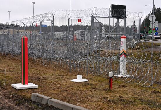 Belarus Lithuania Border Checkpoint