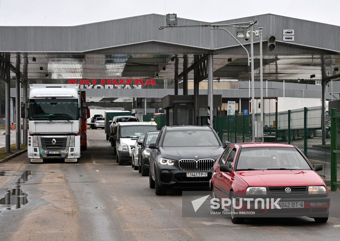 Belarus Lithuania Border Checkpoint