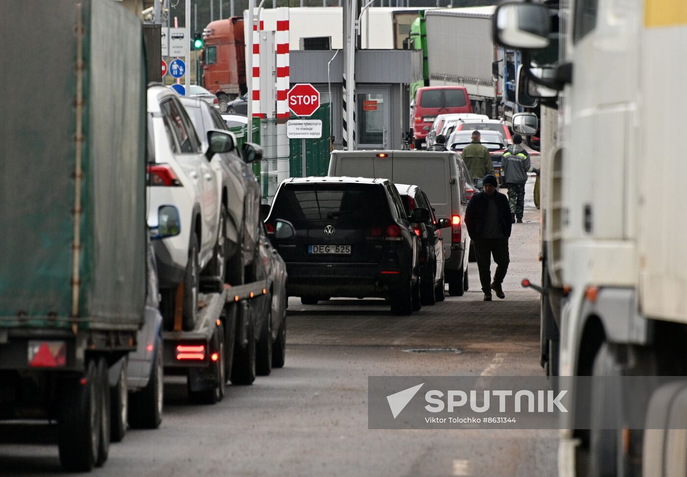 Belarus Lithuania Border Checkpoint