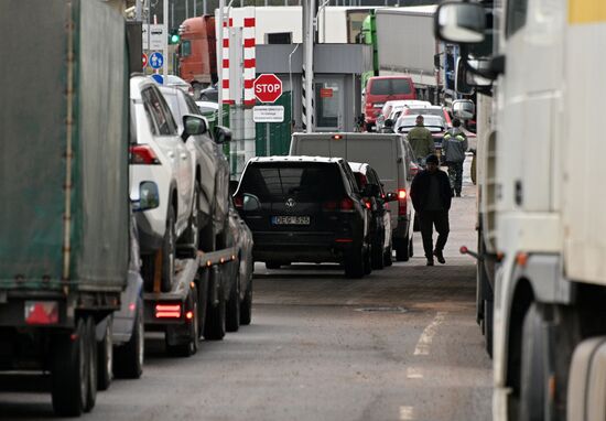 Belarus Lithuania Border Checkpoint