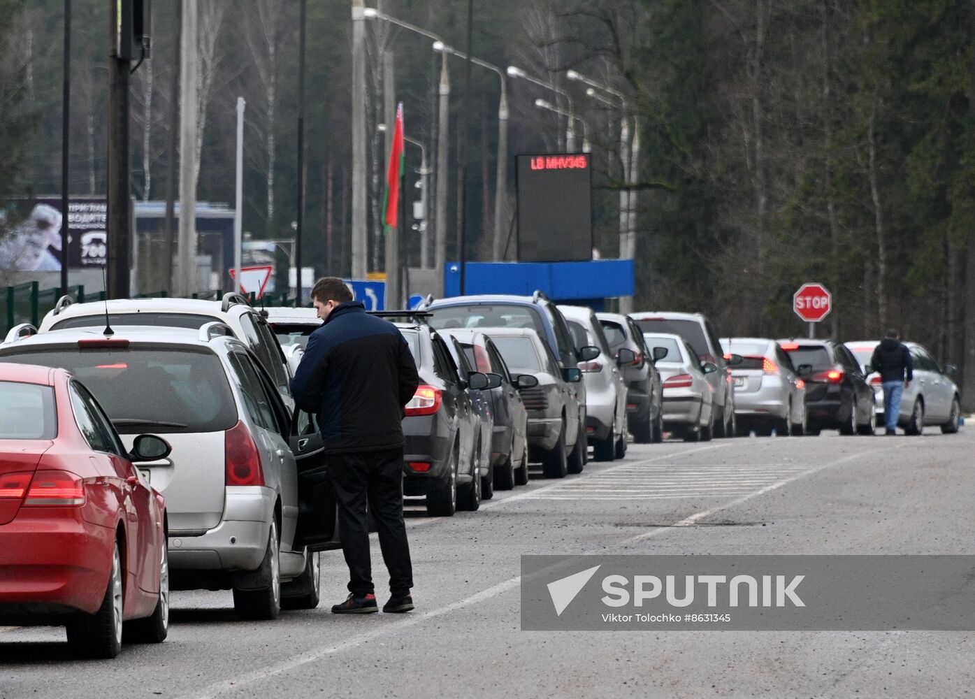 Belarus Lithuania Border Checkpoint