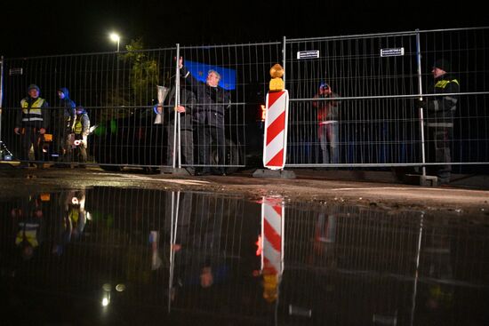 Belarus Lithuania Border Checkpoint