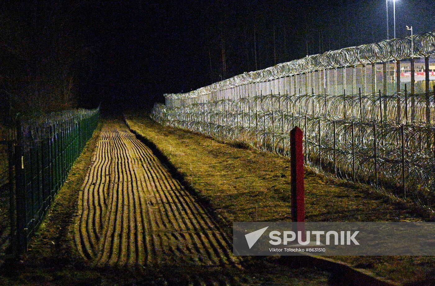 Belarus Lithuania Border Checkpoint