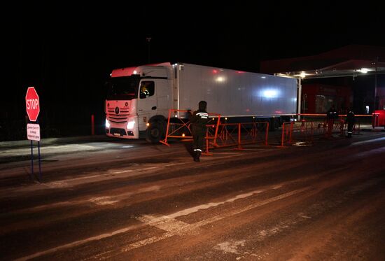 Belarus Lithuania Border Checkpoint