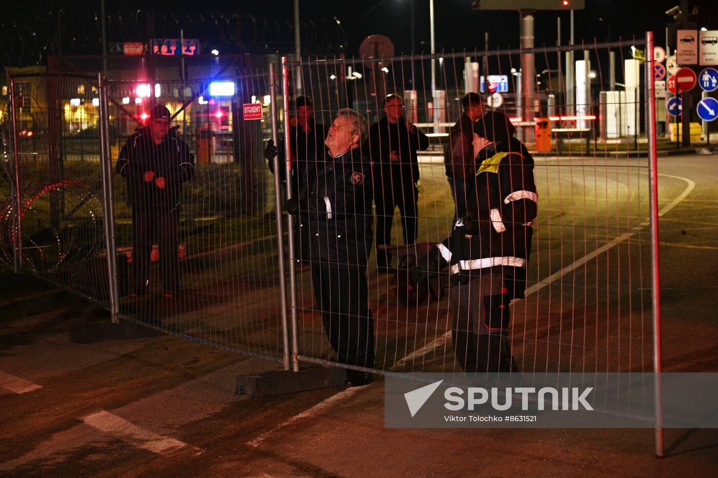 Belarus Lithuania Border Checkpoint