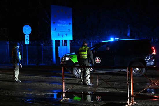 Belarus Lithuania Border Checkpoint