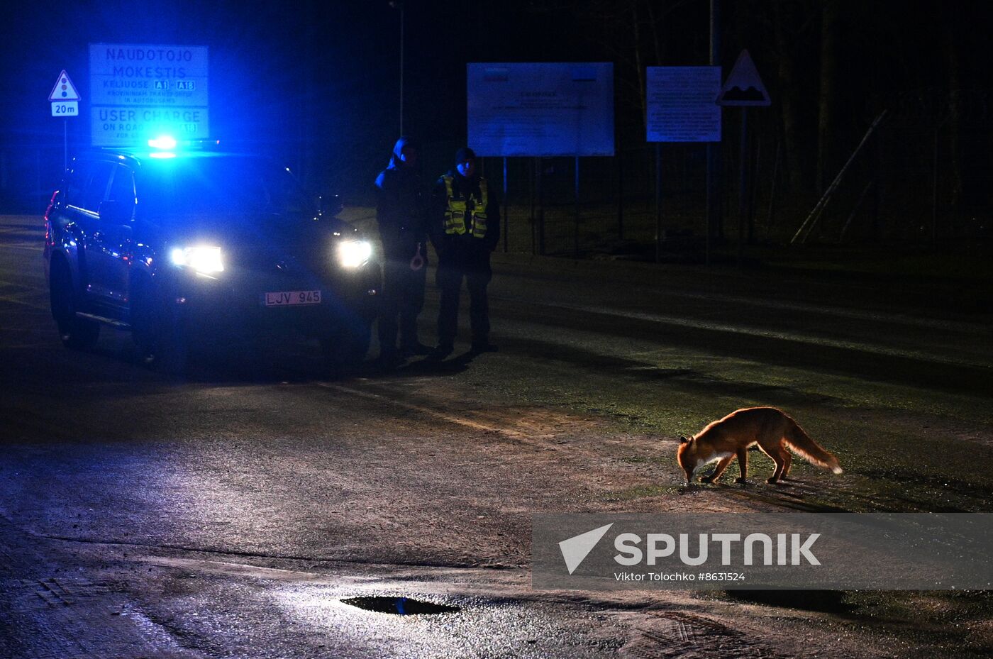 Belarus Lithuania Border Checkpoint