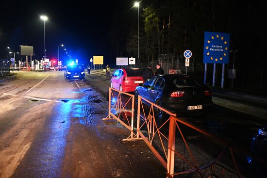 Belarus Lithuania Border Checkpoint