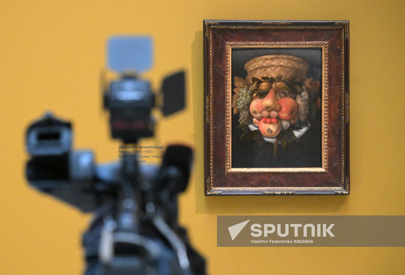 Russia Art Italian Still Life Exhibition Preparations