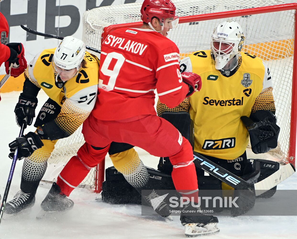 Russia Ice Hockey Kontinental League Spartak - Severstal