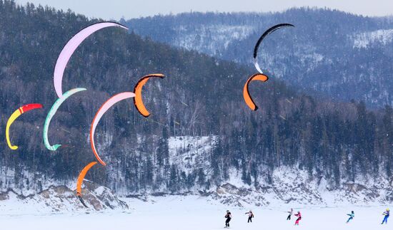 Russia Snowkiting Championship