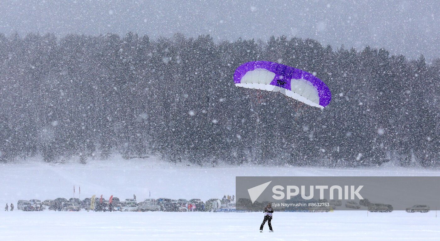 Russia Snowkiting Championship