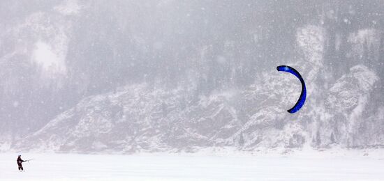 Russia Snowkiting Championship