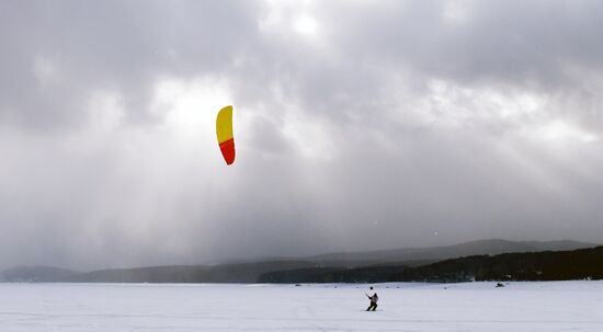 Russia Snowkiting Championship