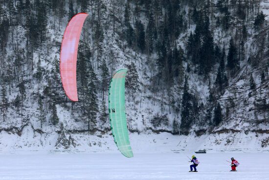 Russia Snowkiting Championship