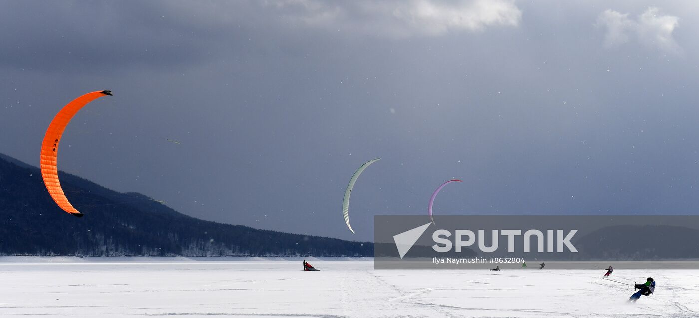 Russia Snowkiting Championship