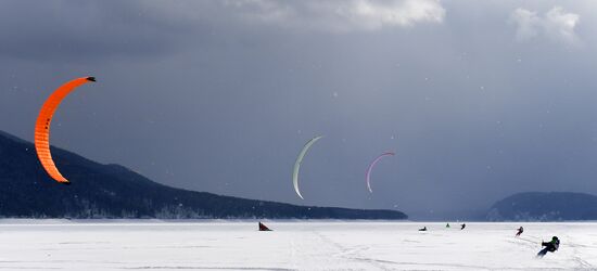 Russia Snowkiting Championship