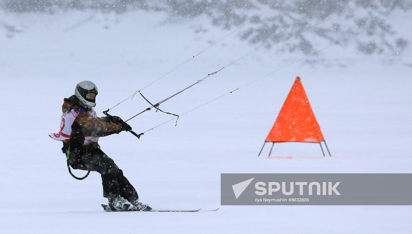 Russia Snowkiting Championship