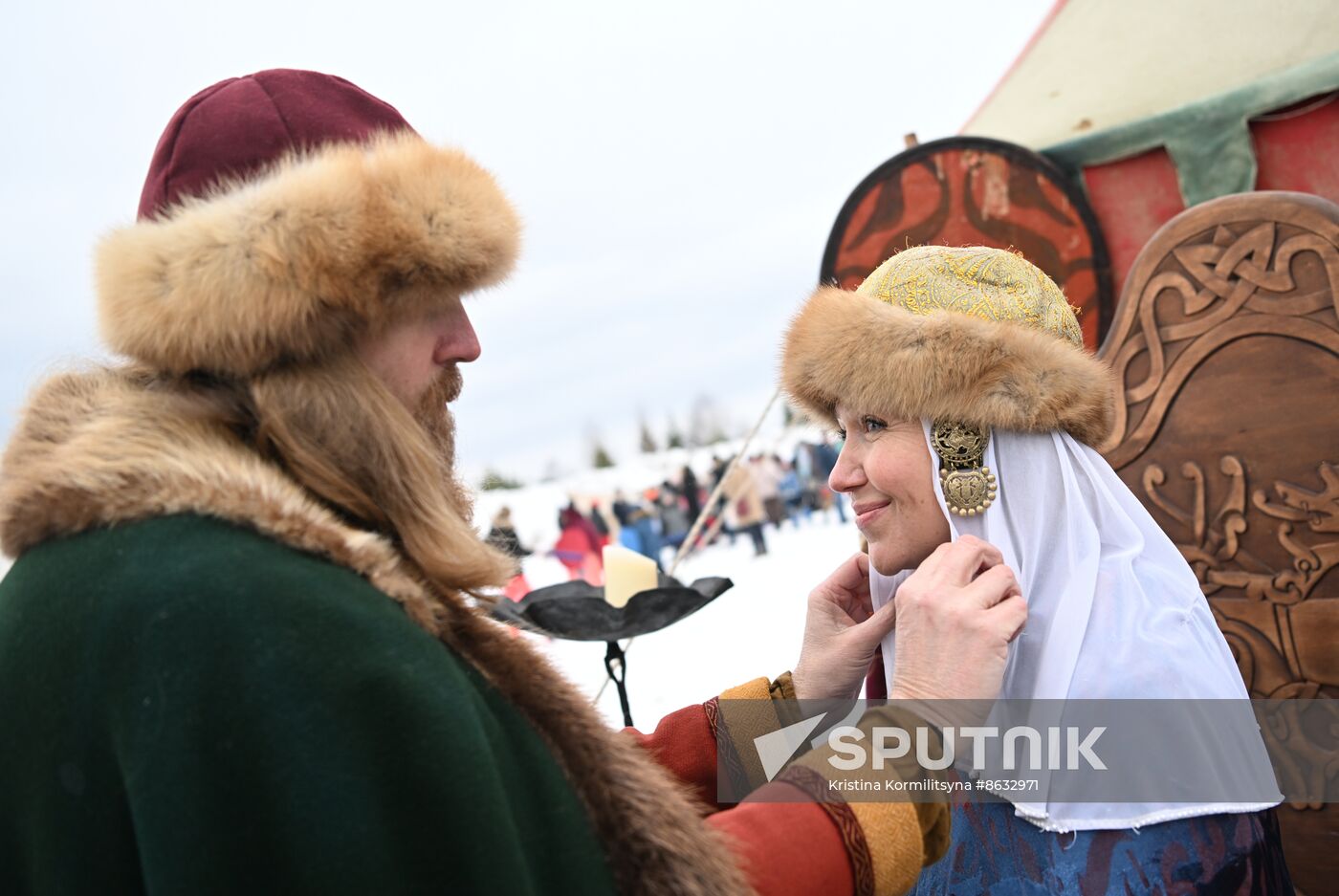 Russia Horse Drawn Sleighing Festival