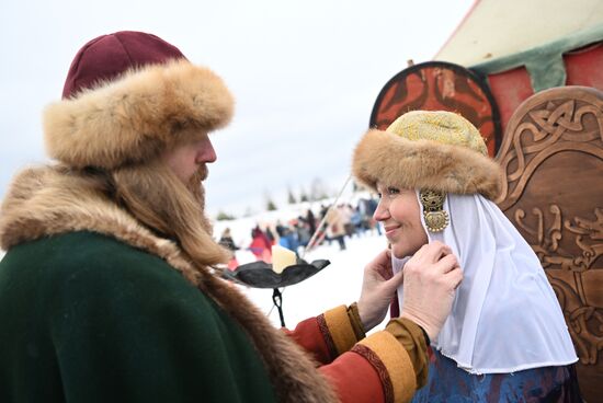 Russia Horse Drawn Sleighing Festival