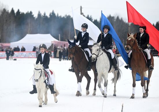 Russia Horse Drawn Sleighing Festival