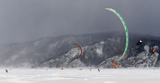 Russia Snowkiting Championship