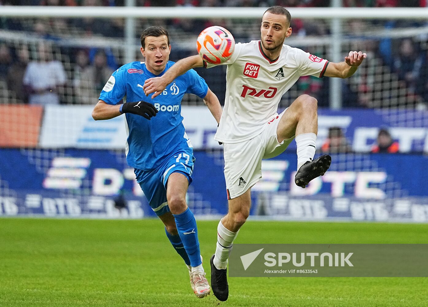 Russia Soccer Premier-League Dynamo - Lokomotiv