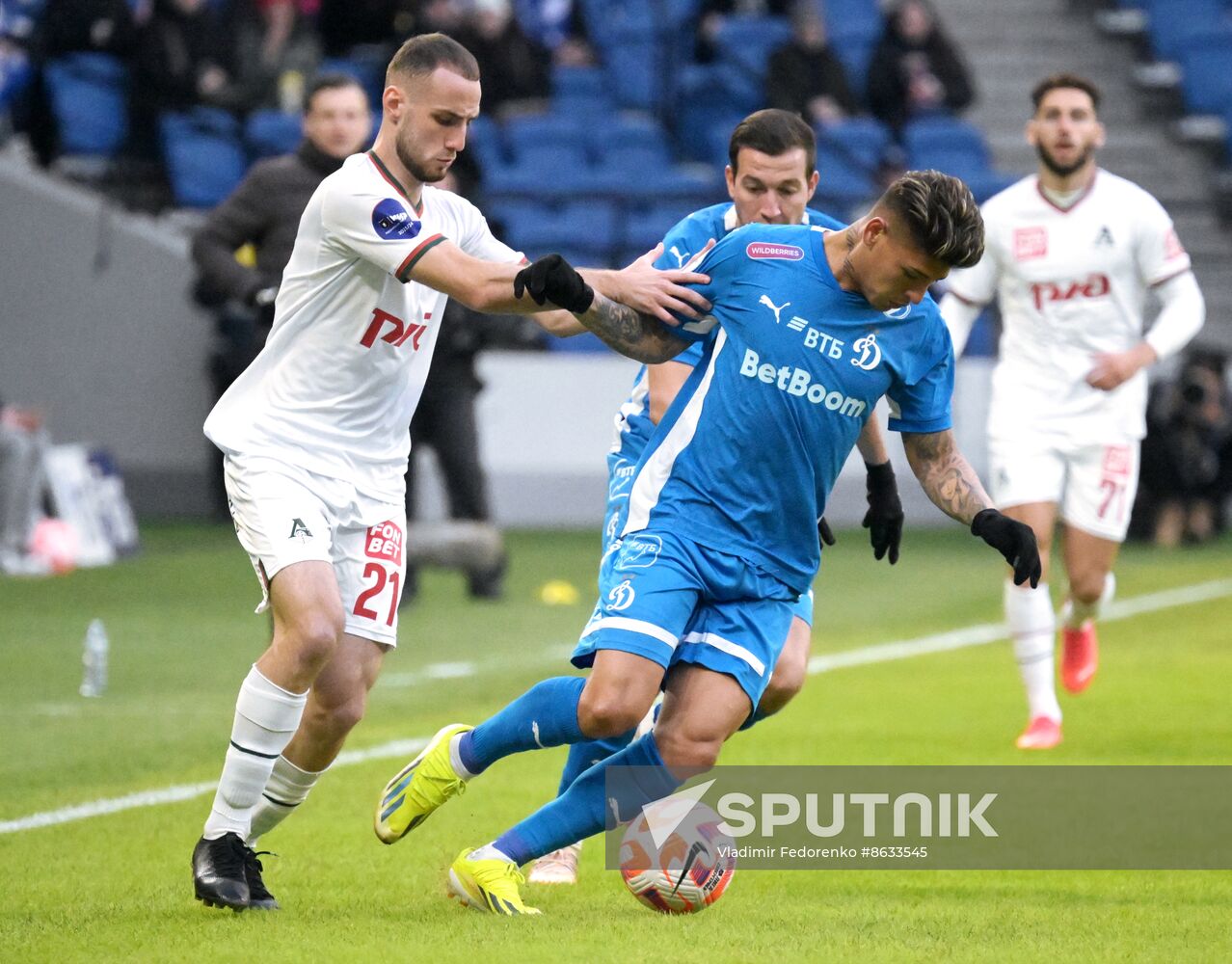 Russia Soccer Premier-League Dynamo - Lokomotiv