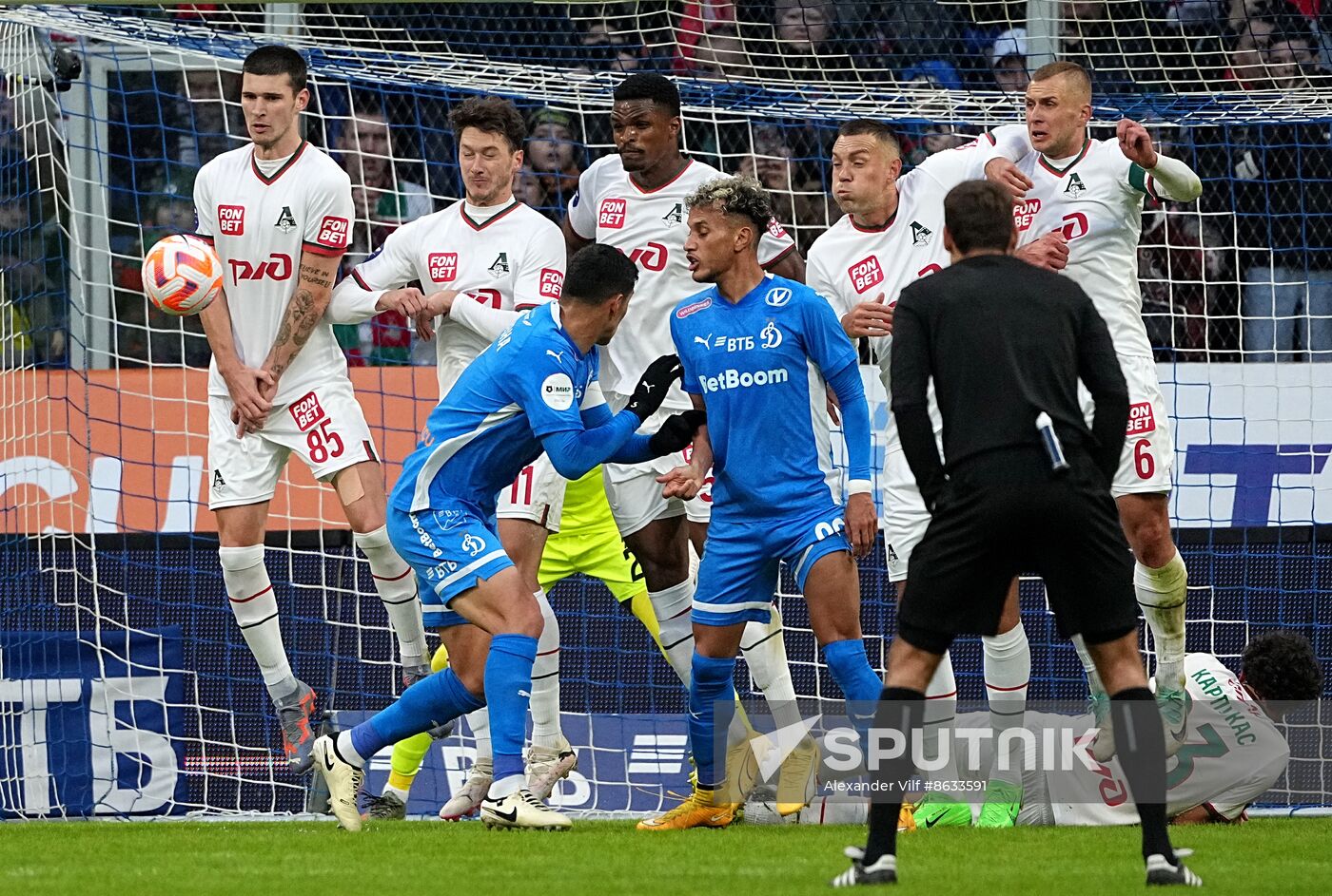 Russia Soccer Premier-League Dynamo - Lokomotiv