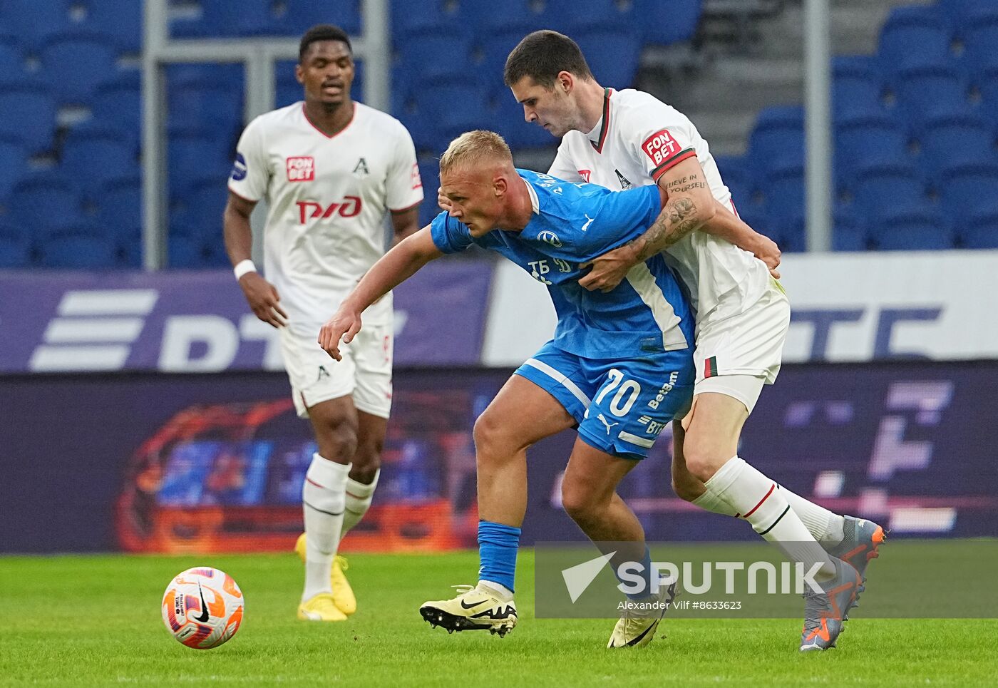 Russia Soccer Premier-League Dynamo - Lokomotiv