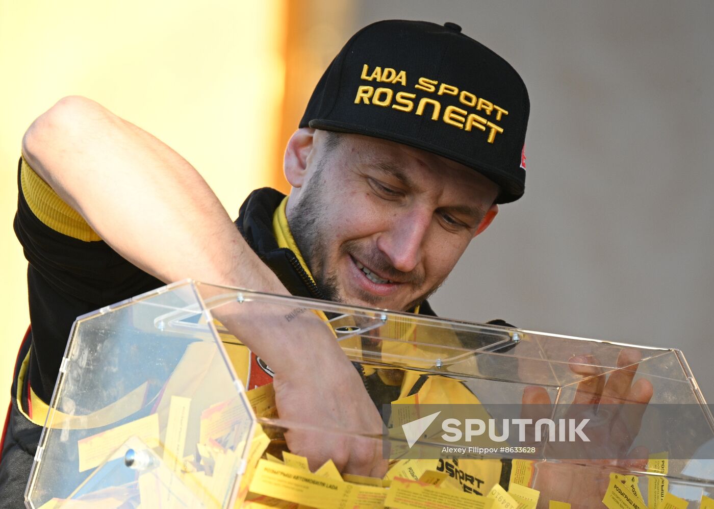 RUSSIA EXPO. Lada Granta Dream Car Lottery from Rosneft Co. and Lada Sport Rosneft Racing Team