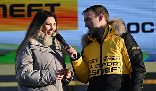 RUSSIA EXPO. Lada Granta Dream Car Lottery from Rosneft Co. and Lada Sport Rosneft Racing Team