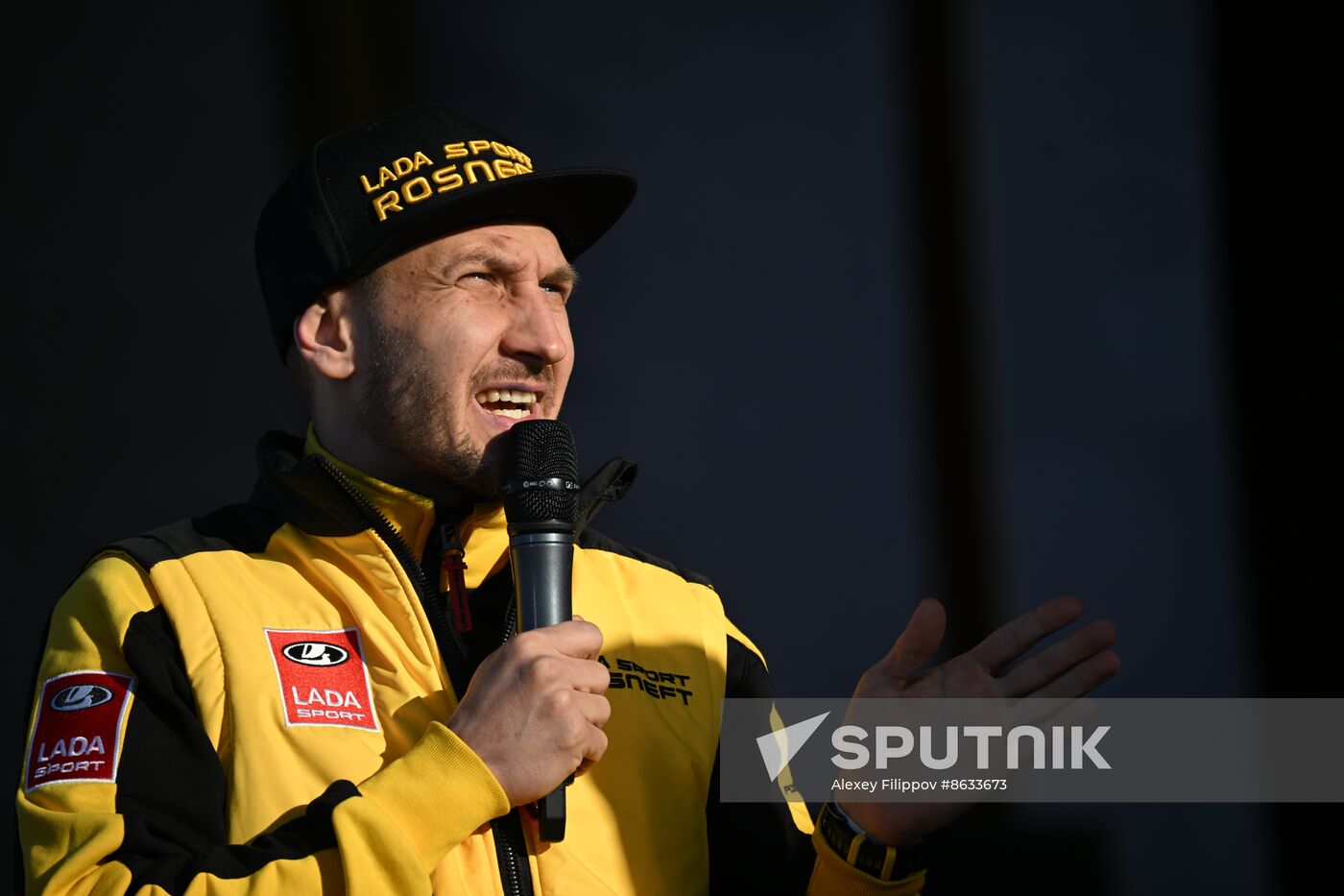 RUSSIA EXPO. Lada Granta Dream Car Lottery from Rosneft Co. and Lada Sport Rosneft Racing Team