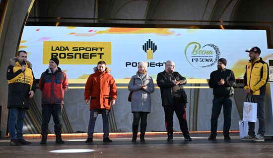 RUSSIA EXPO. Lada Granta Dream Car Lottery from Rosneft Co. and Lada Sport Rosneft Racing Team