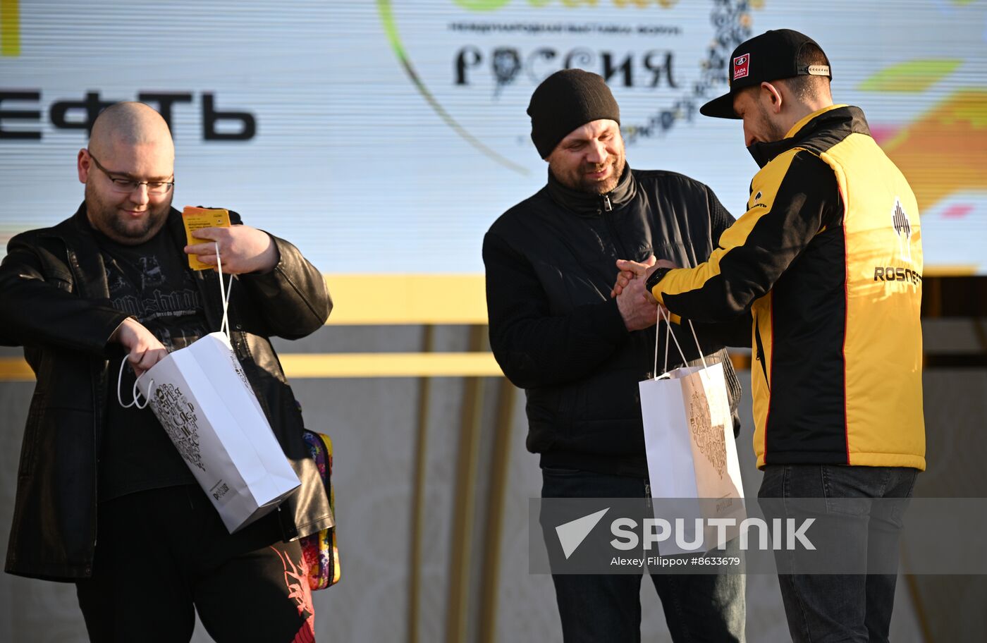 RUSSIA EXPO. Lada Granta Dream Car Lottery from Rosneft Co. and Lada Sport Rosneft Racing Team