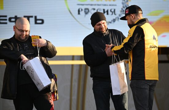 RUSSIA EXPO. Lada Granta Dream Car Lottery from Rosneft Co. and Lada Sport Rosneft Racing Team