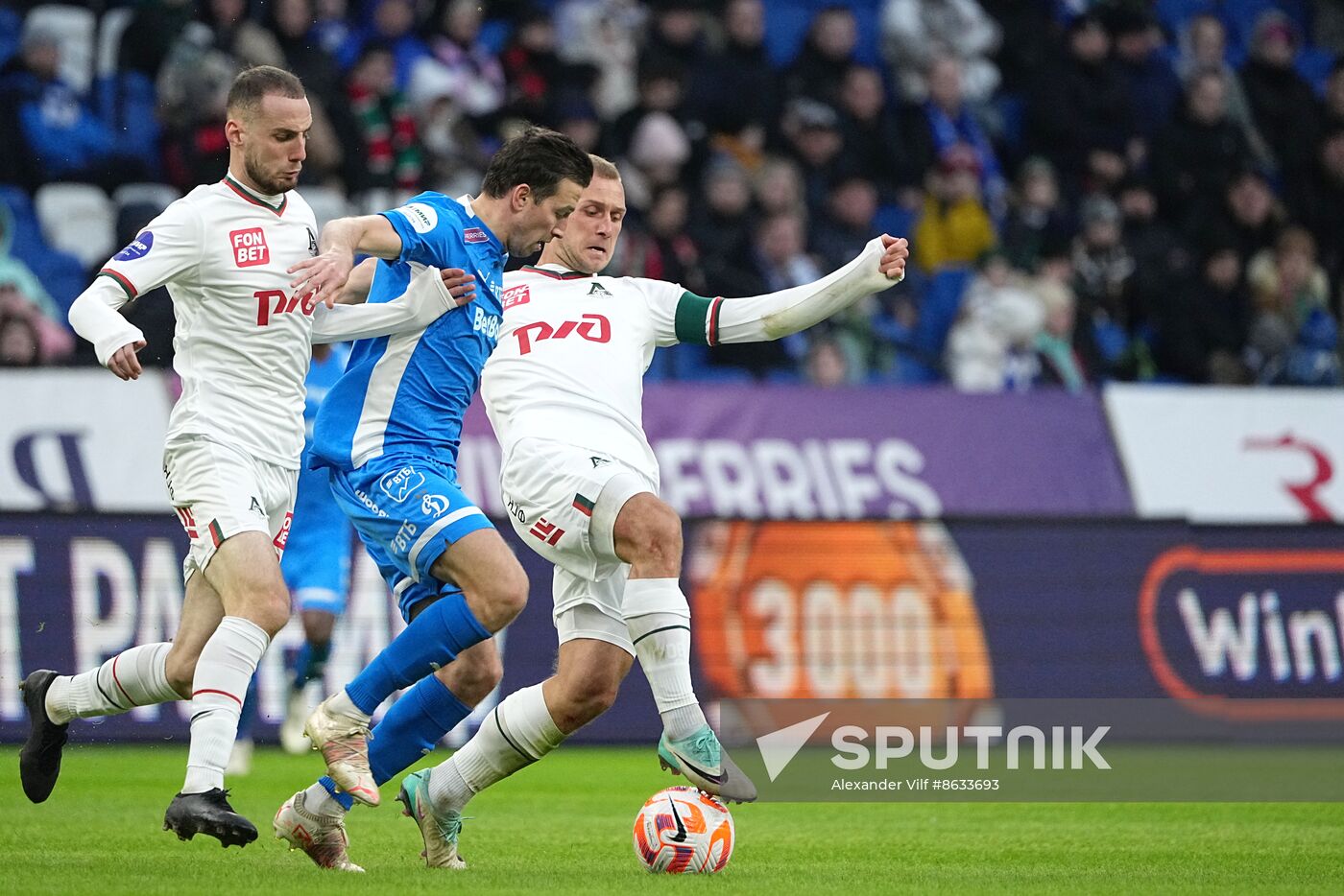 Russia Soccer Premier-League Dynamo - Lokomotiv