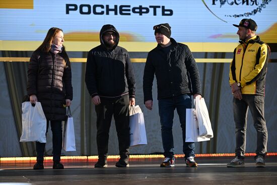 RUSSIA EXPO. Lada Granta Dream Car Lottery from Rosneft Co. and Lada Sport Rosneft Racing Team