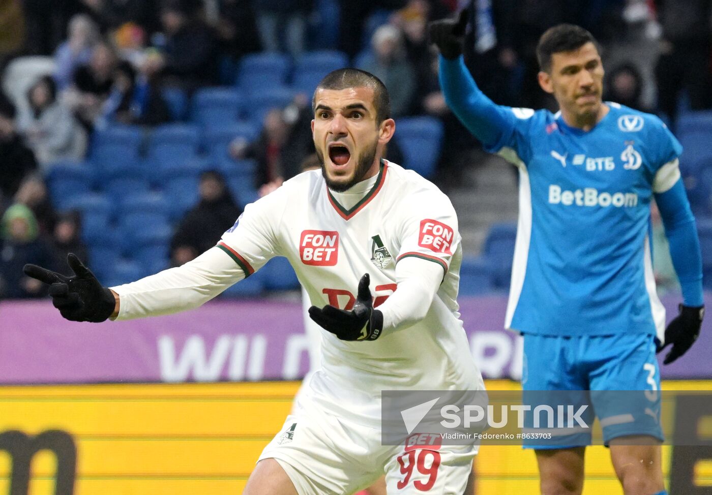 Russia Soccer Premier-League Dynamo - Lokomotiv