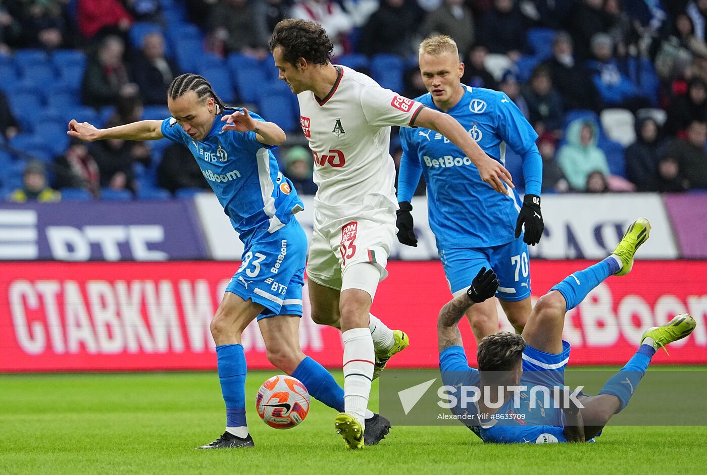 Russia Soccer Premier-League Dynamo - Lokomotiv