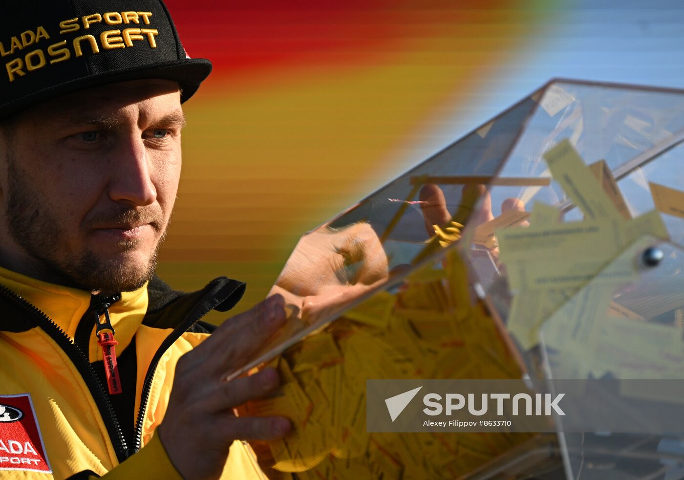 RUSSIA EXPO. Lada Granta Dream Car Lottery from Rosneft Co. and Lada Sport Rosneft Racing Team