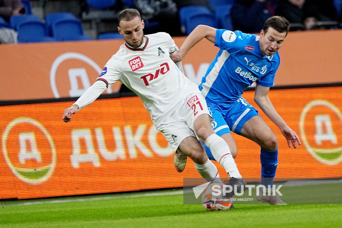 Russia Soccer Premier-League Dynamo - Lokomotiv