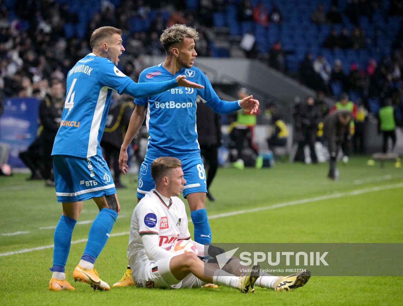 Russia Soccer Premier-League Dynamo - Lokomotiv