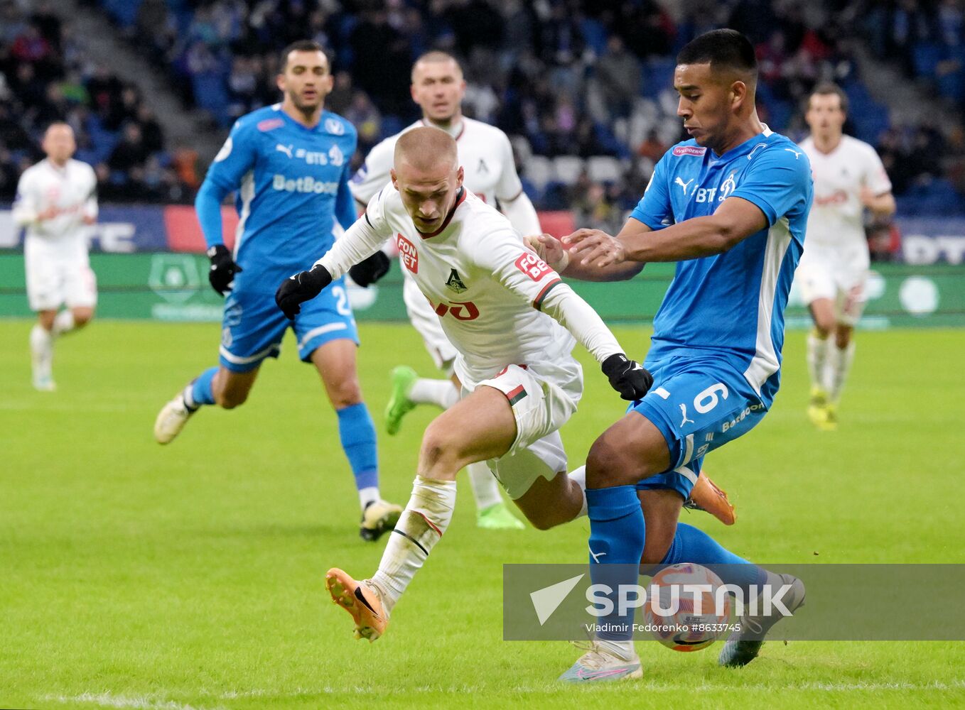 Russia Soccer Premier-League Dynamo - Lokomotiv